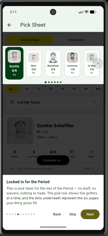 BUILD YOUR ROSTER YOUR WAY. 2