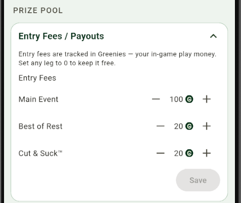 Standard Trifecta entries